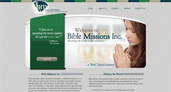 Desktop Screenshot of biblemissionsinc.com